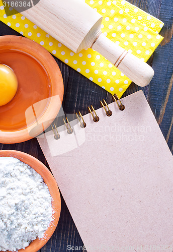 Image of ingredients for dough