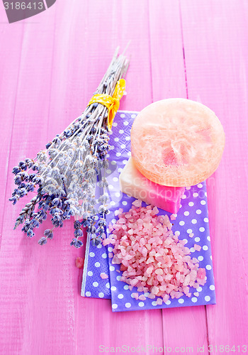 Image of sea salt and soap