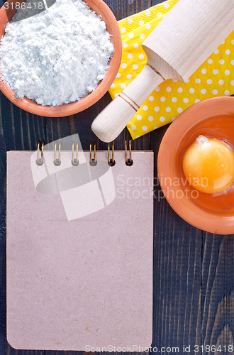 Image of ingredients for dough