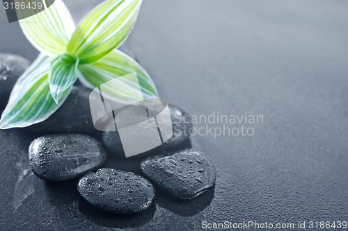 Image of black stones