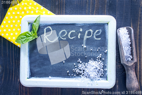 Image of board for recipe