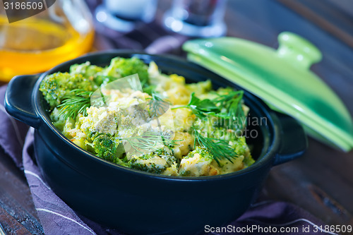 Image of baked broccoli