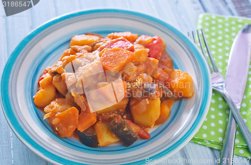 Image of baked vegetables