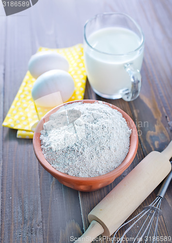 Image of ingredients for dough