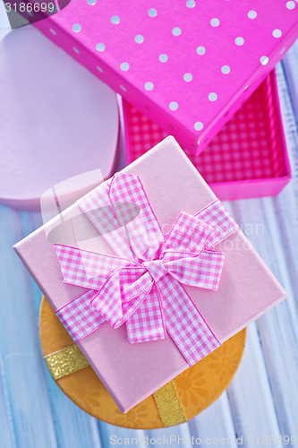 Image of boxes for present