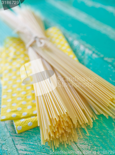 Image of raw pasta