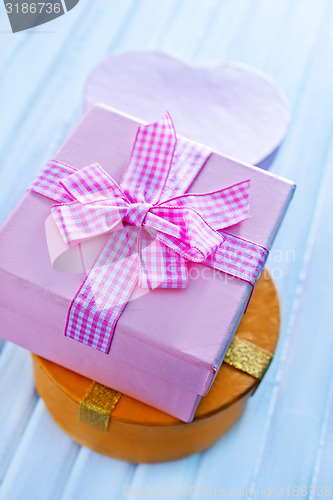 Image of boxes for present