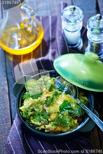 Image of baked broccoli