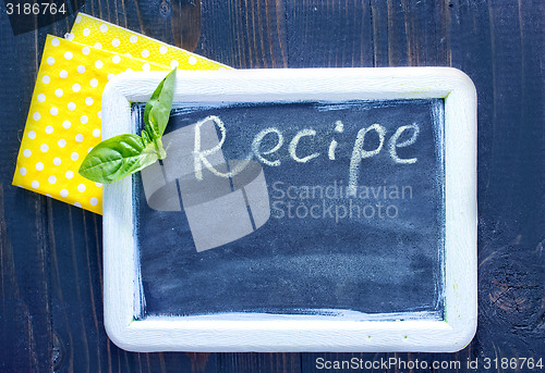 Image of board for recipe