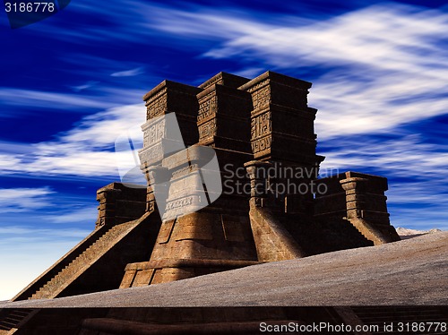 Image of Stairs of Mayan temple