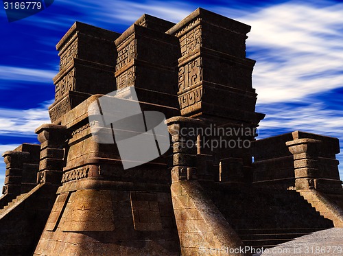 Image of Stairs of Mayan temple