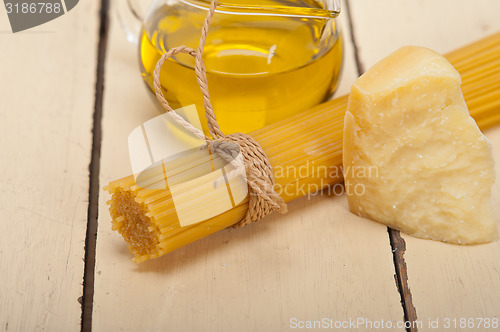 Image of Italian pasta basic food ingredients