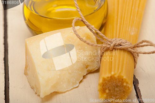 Image of Italian pasta basic food ingredients