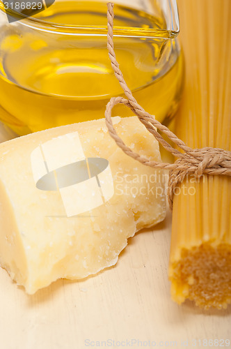 Image of Italian pasta basic food ingredients