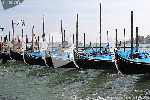Image of Venice gondolas