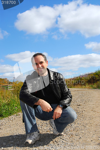 Image of Man on road