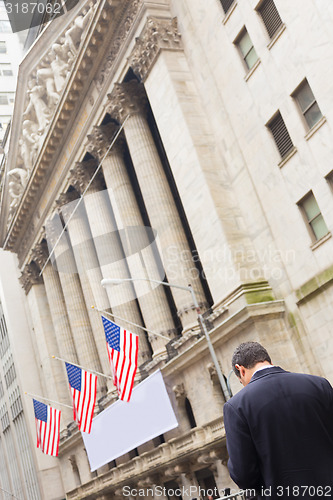 Image of Wall street business, New York, USA.