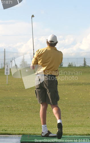 Image of golfer