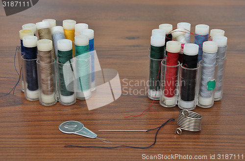 Image of Needle, thread, twine and threader