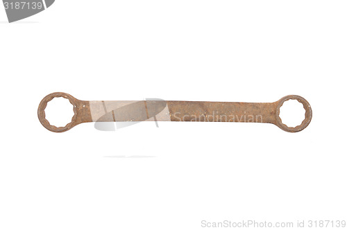 Image of Ring spanner on white