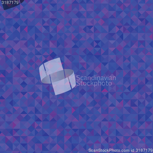Image of Abstract Polygonal Blue Background