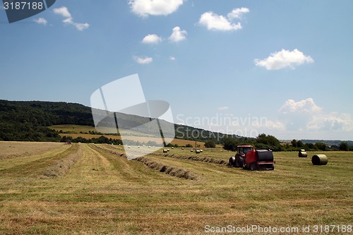 Image of Tractor on field