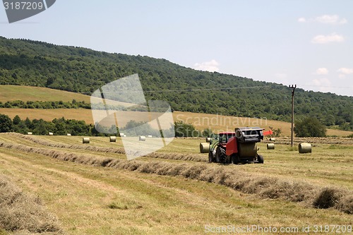 Image of Tractor on field