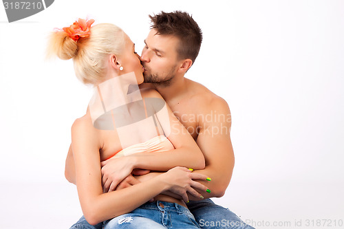 Image of Young couple in love