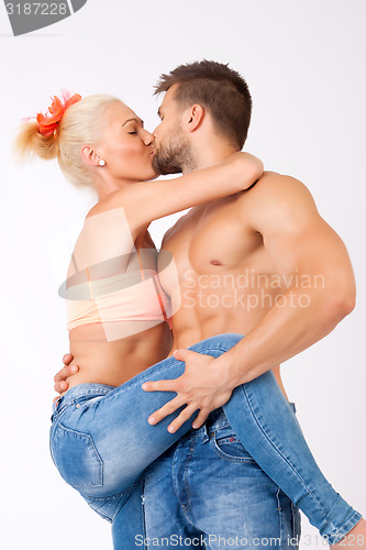 Image of Young couple in love