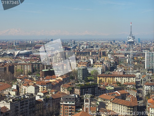 Image of Milan aerial view