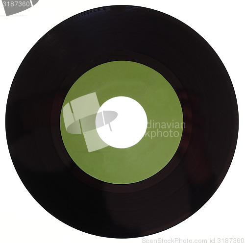 Image of Vinyl record isolated