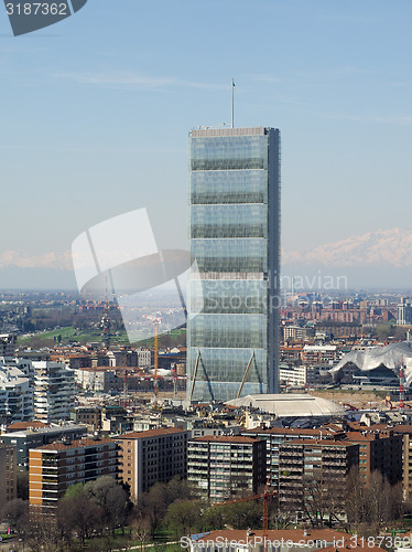 Image of Milan aerial view