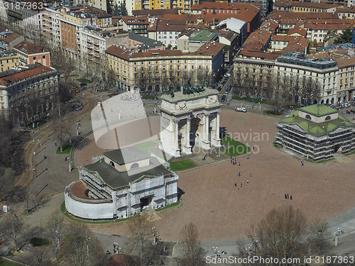 Image of Milan aerial view