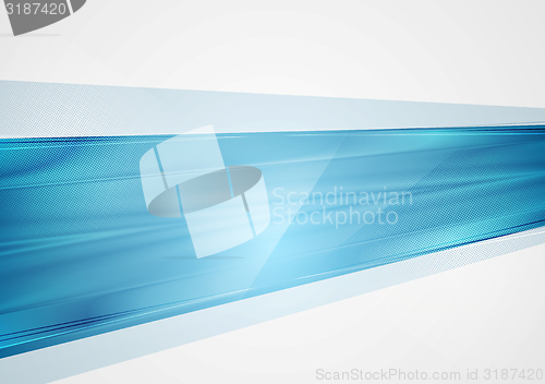 Image of Bright abstract blue tech background