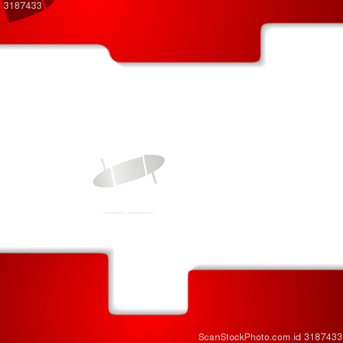 Image of Red and white corporate modern background