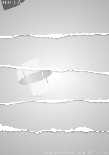 Image of Abstract vector ragged edge paper