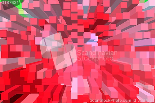 Image of Red abstract shapes