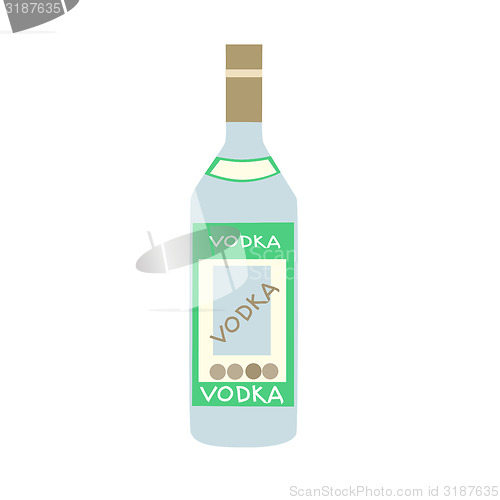 Image of Stylized bottle of Russian vodka