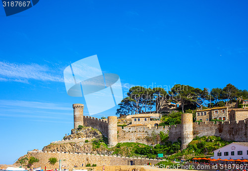 Image of Vila Vella fortress in Tossa de Mar