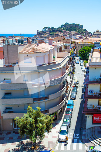 Image of Spain, Catalunya, Tossa de Mar, 06.20.2013, the panorama of the 