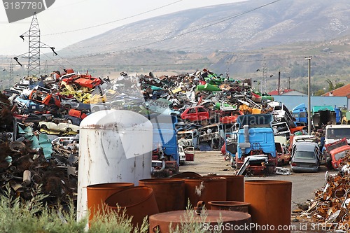 Image of Car scrap yard