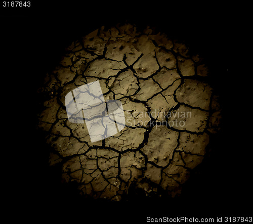Image of The cracks texture. Vector background.