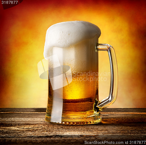 Image of Mug of lager