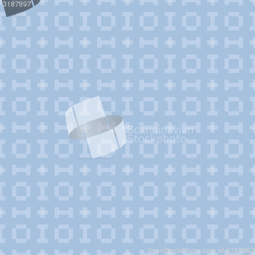 Image of Vector blue background with seamless pattern