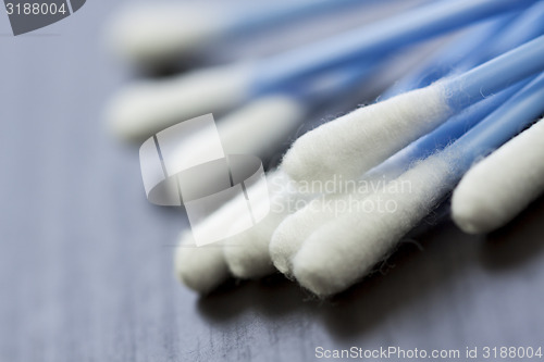 Image of Random pile of cotton ear buds