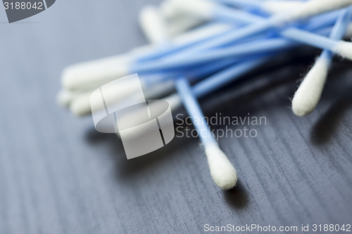 Image of Random pile of cotton ear buds