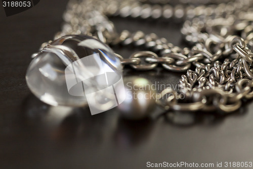 Image of Assorted silver costume jewellery