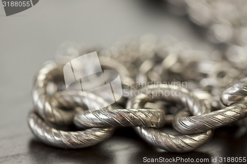 Image of Assorted silver costume jewellery