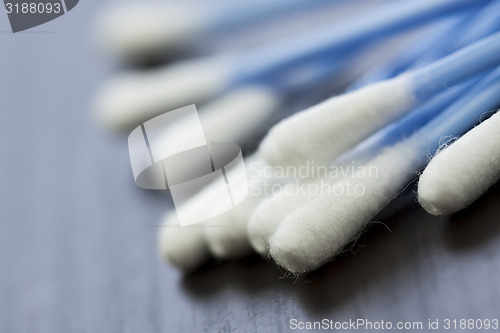 Image of Random pile of cotton ear buds