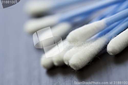 Image of Random pile of cotton ear buds